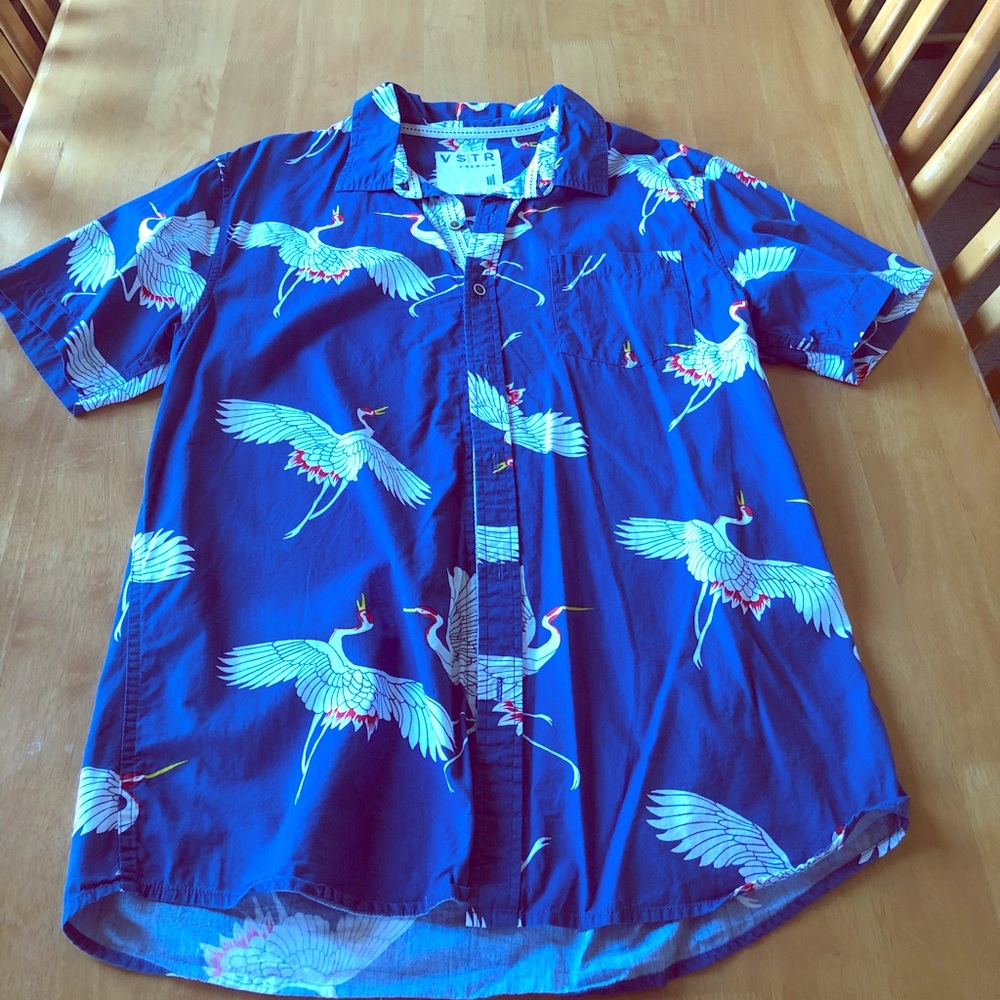 A VSTR PREMIUM Short-Sleeve Button-Up Shirt.